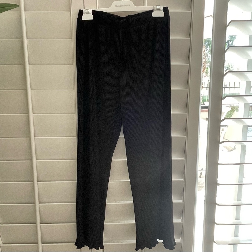Joie pleated crop pants Sz L